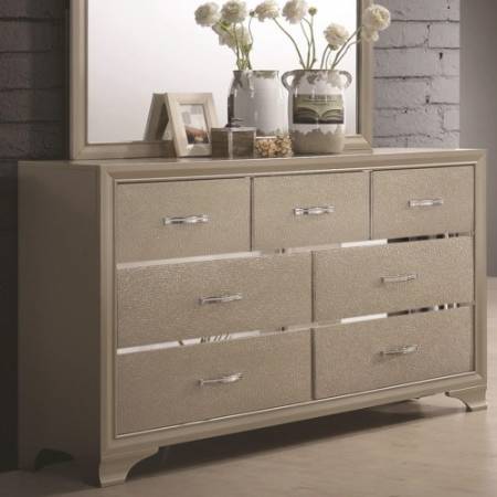 Beaumont Seven Drawer Dresser with Felt Lined Top Drawers